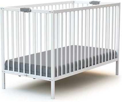 Lit Bebe Pliant 60x1 Webaby Blanc Amazon Fr Bebes Puericulture