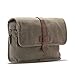 HOJ CO. TREKKER Hanging Toiletry Bag | Canvas & Leather Men's Dopp Kit | Hanging Toiletry Organizer