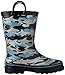 Western Chief Unisex-Child Shark Chomp Rain Boot-K Pull