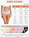 POKARLA Womens Cotton Underwear High Waist Full Coverage Briefs Soft Breathable Postpartum Panties Stretch Underpants Regular & Plus Size