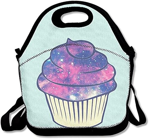 Staroind Starry Sky Cupcake Insulated Lunch Bag - Neoprene Lunch Bag - Large Reusable Lunch Tote Bags For Women, Teens, Girls, Kids, Baby, Adults Portable Carry