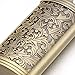 3 Pieces Lighter Case Sleeve Holder Cover Fit for Mini BIC Lighter J5,Bronze + Silver + Goldenthumb 3