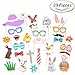 Easter Photo Booth Props DIY Kit Party Favors - 29 Pcs