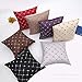famibay Throw Pillow Covers Decorative Pillow Cases Trellis Geometric Embroidered Polyester Cushion Covers 18