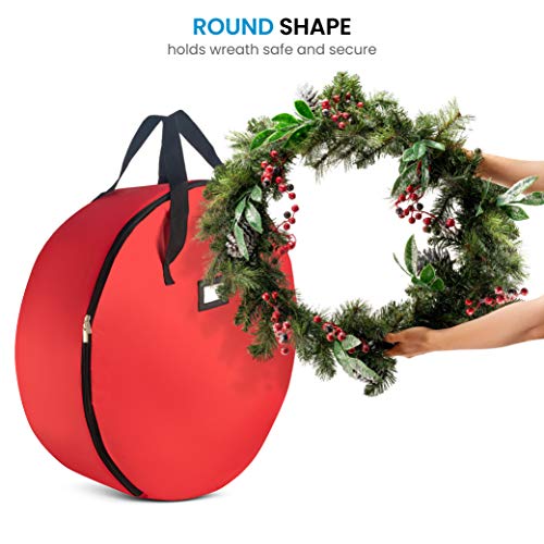 2 Zober+Christmas+Holiday+Wreath+Storage