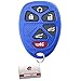 KeylessOption Key Fob Replacement for 2007 2008 2009 2010 2011 2012 2013 2014 Cadillac Escalade Chevrolet Chevy Suburban Tahoe GMC Yukon Remote, 6-Button 15913427, Locksmith Required 2011+