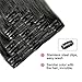 Double Weft 100% Remy Human Hair Clip in Extensions 18''-22'' Full Head Long Soft Silky Straight 8pcs 18clips for Women Fashion (22 Inch 160g, 1 Jet Black)