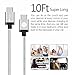 USB C to C, iOrange-E 10ft (3M) Type C Braided Cable for Nexus 5X, Nexus 6P, Apple MacBook 12 inch, Chromebook Pixel, Lumia 950, Lumia 950XL, ZUK Z1 and Other USB C Devices, Silver
