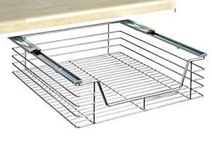Wenko Cesto Organizador Armario, Cromo, Plateado, 40x15x46.3 cm: Amazon