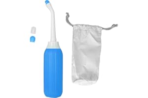 Peri Bottle for Postpartum Perineal Recovery and Cleansing, 500ml Portable Travel Bidet with 2 Nozzles for Different Needs (P