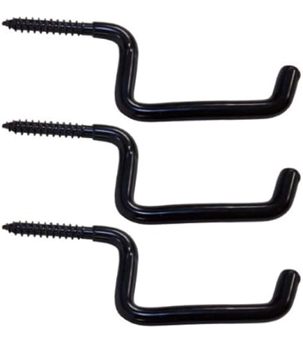 2 Pack Treestand Screw In Accessory Hooks - 10lb Capacity Archery Bow Hanger