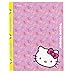 Trapper Keeper Hello Kitty 2-Pocket Folders with Snapper Trapper by Mead, Assorted Designs, 6 Pack (73461)