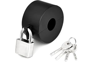 Stainless Steel Door Handle Lock Device Cover Doorknob Disable Tool Water Valve Safety Protection for Standard Round Tulip Ov