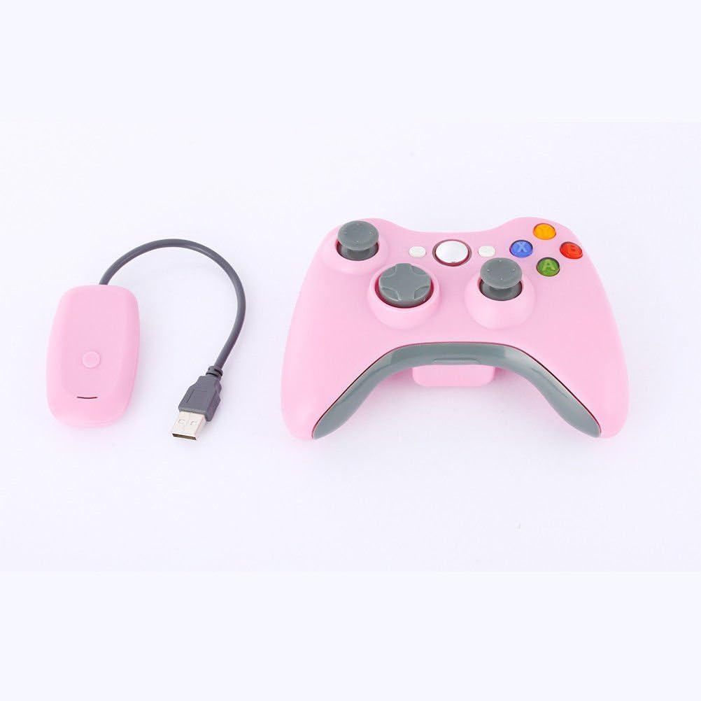 PomeMall Xbox 360 2.4G Wireless Controller (Pink)