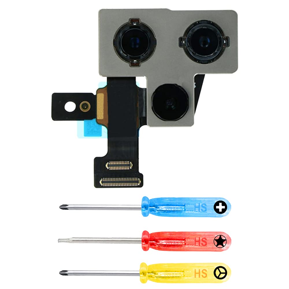 MMOBIEL Main Rear Back Camera Replacement Compatible with iPhone 12 Pro 2020 12 MP / 12 MP / 12 MP - Incl. Screwdrivers