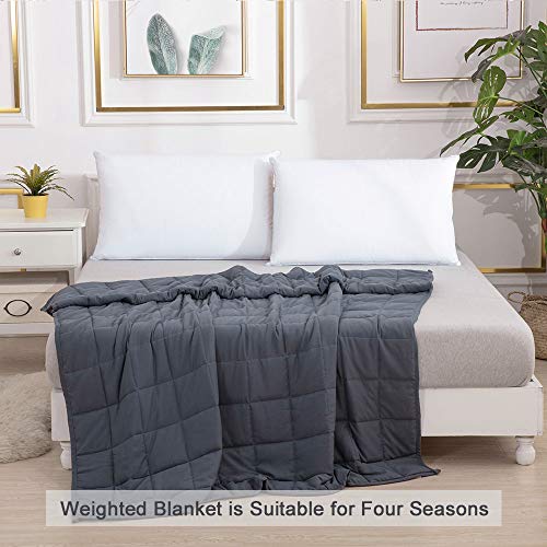 Smart Queen Weighted Blanket for Kids 7 Pounds (41"x 60", Throw Size
