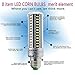 4-Pack 7W 9W 12W 15W Super Bright LED Corn Light BulbAC85-265V White Light (12)