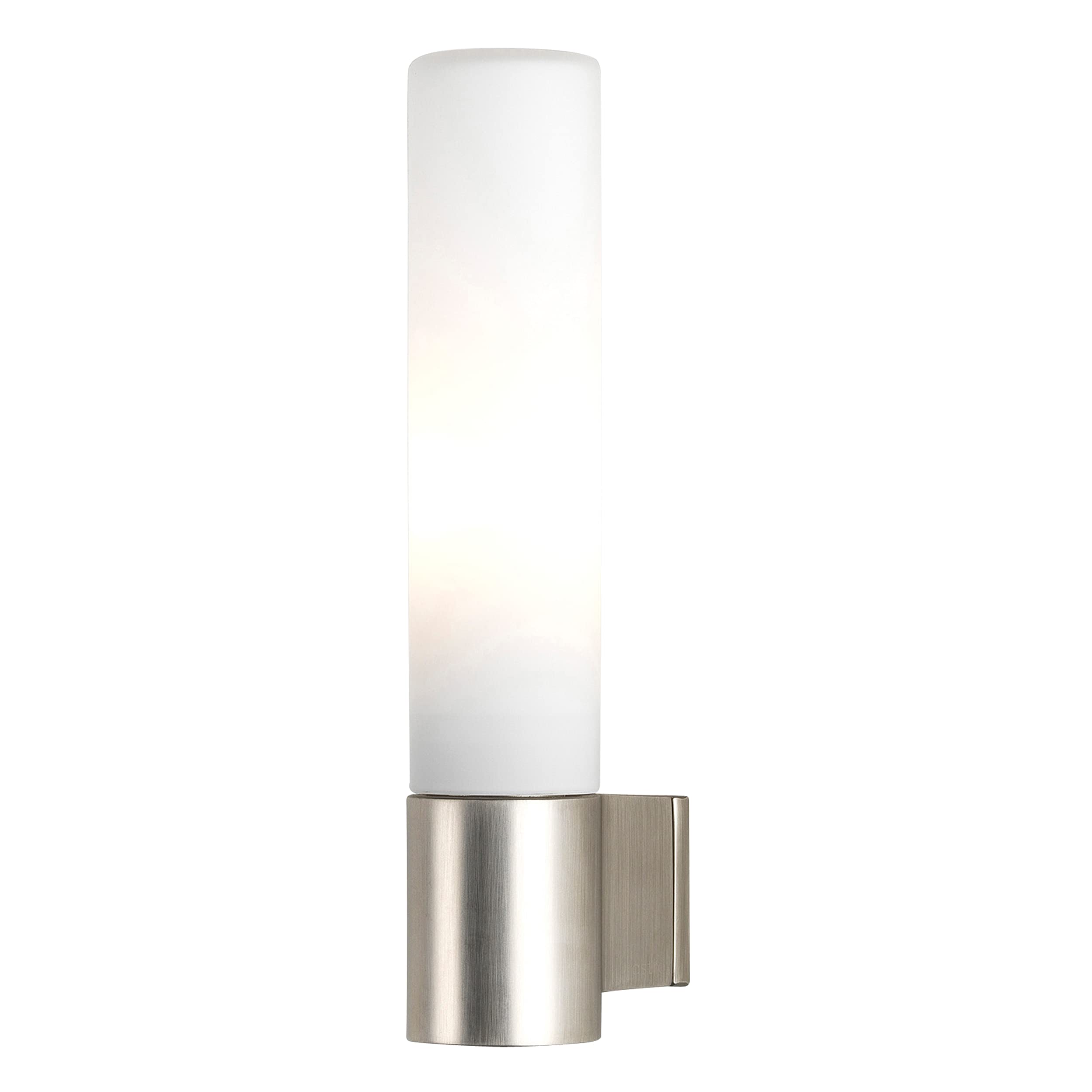 Astro Bari Bathroom Wall Light - IP44 Rated - (Matt Nickel), G9 Lamp, Designed in Britain - 1047004 - 3 Years Guarantee