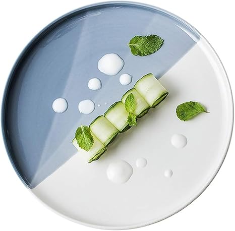 obst platte runde platte einfache keramik platte obst gemuse snack platte restaurant kuche platte grosse 26 4 3 2 cm salat platte farbe a grosse 26 4 3 2cm amazon de kuche haushalt