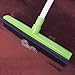 GLOYY Long Handle Push Broom with Soft Rubber Bristles Squeegee Edge 60 inches Use for Pet Cat Dog Hair Perfect for Cleaning Hardwood Vinyl Carpet