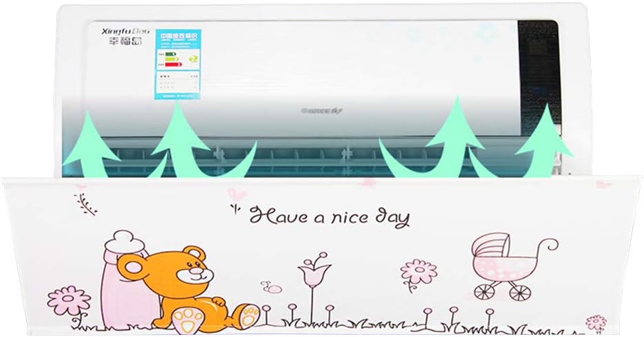 Rness Split Ac Adjustable Flow Deflector Air Conditioner Confinement Outlet Air Wing Air Cooled Anti Blast Baffle Wind Direction Windshield For Home Bear 89cm Price In Uae Amazon Uae Kanbkam