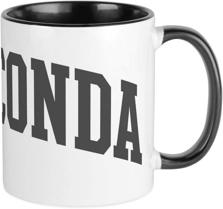 CafePress Anaconda (Curve Grey) Mug Unique Coffee Mug