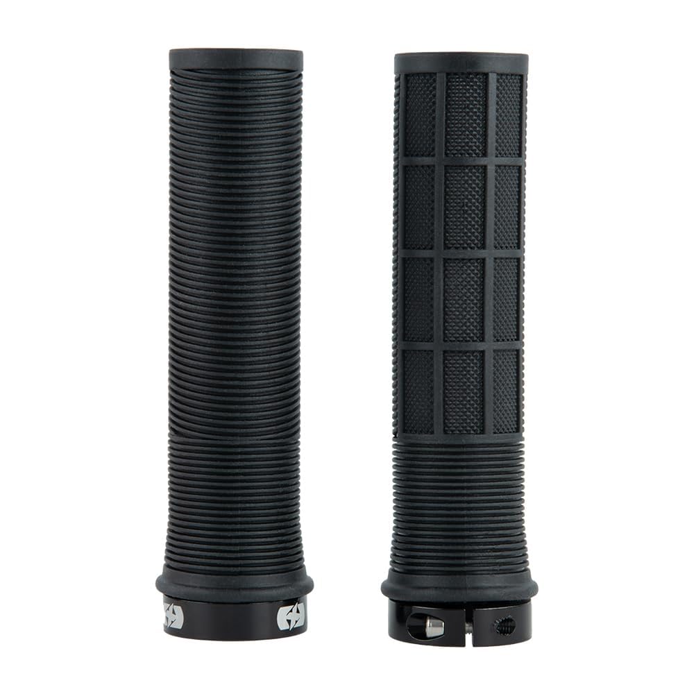 Oxford HG805B Driver Lock-on MTB Grips Black. Lock On Bicycle Handlebar Grips.