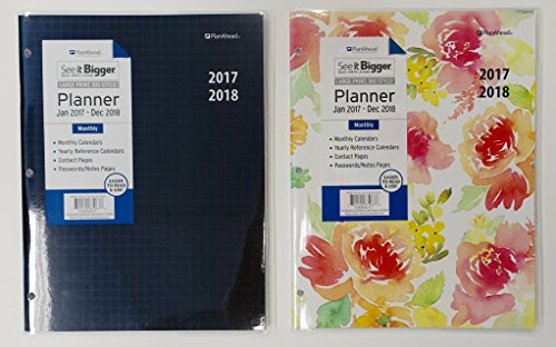 PlanAhead Plan Ahead See It Bigger 2 Year Monthly Planner 2017 2018 