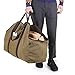 BONTHEE Extra Large Waterproof Firewood Log Carrier Canvas Firewood Holder Indoor with Shoulder Strap and Top Handles Contained Weight-Relief Pad for Easy Carry