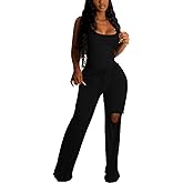 Nimsruc Two Piece Outfits For Women Casual Sleeveless Sweat Suits