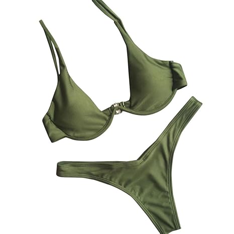 reggiseno verde militare