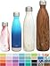 Simple Modern 25oz Wave Water Bottle - Stainless Steel Double Wall Vacuum Insulated Metal Reusable - Leakproof Pattern: Sandstone