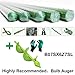 BLIKA 104 Pcs DIY Plant Supports, 4FT Tomato Cages Assembled Garden Plant Stakes for Vertical Climbing Plants, Plant Stakes and Support