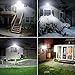 Olafus 100W Dusk to Dawn Flood Lights Outdoor, 9000lm Super Bright Stadium Lights with Plug, IP66 Waterproof 6500K Daylight White Floodlight for Yard, Garage 2 Pack