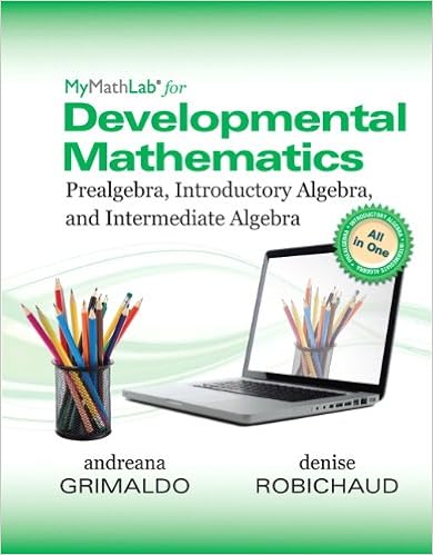 Mymathlab For Developmental Mathematics Prealgebra