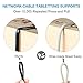 TBMax Retractable Network Cable Cat 6 Ultra Flat, RJ45 Connectors - Cat6 Cable Black 5.7 ft When Retracted (NCF-R)