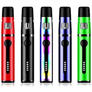 E Zigarette Kangertech KPIN Mini 1500mAh wiederaufladbare Batterie, 2ML Kapazität E-Cig Starter Kit mit Vape Pen, Teleskop Mundstück, tragbare Verdampfer, LED Anzeige Vape, keine Nikotin (Schwarz)