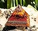 Premium Shungite Orgonite Pyramid - Orgone Generator & EMF Protection Orgone Pyramid with Healing and Energy Crystals – Violet Flame Orgone