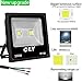 100W LED Flood Light Super Bright Outdoor Security Light, IP66 Waterproof, 10500LM, 6000K Daylight White for Garage, Garden, Lawn and Yard