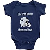 Snagminio I'm The Cutest Cowboys Fan Bodysuit Unisex Baby One-Piece