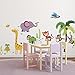 Giant Nursery/kids Room Wall Sticker Decals - Tumble in the Jungle Monkeys Stickers
