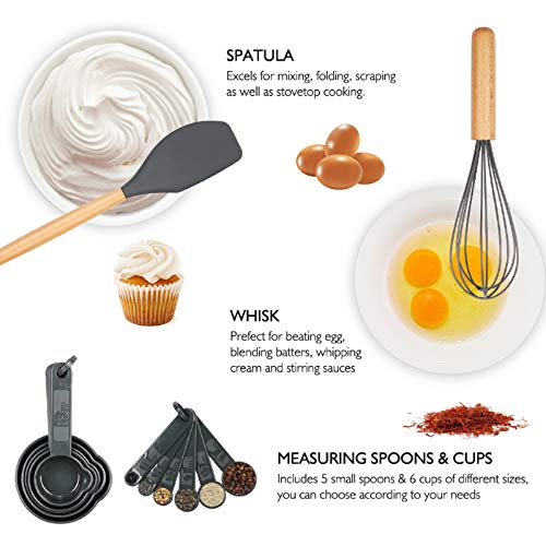 Juego de utensilios de cocina Docgrit, 39 piezas utensilios de cocina