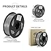 Dikale PLA 3D Printer Filament - 1KG(335m/1099ft) 1.75mm, Dimensional Accuracy +/- 0.02 mm, 1KG Spool 1.75 mm, Light Gray(Suitable for Ender 3 3D Printer etc) …