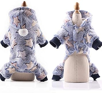 Amazon ペット服 犬服 ドッグウェア 秋冬服 可愛い 柔らかい 綿製 防寒 コート 犬の服 人気 コスプレ小型犬 犬猫洋服 パーカー Tシャツ 可愛い ペット服 オシャレ シンプル 犬用コスチューム コスチューム服 脱毛保護 お散歩お出かけウェアに 秋冬用 M Xs Deja