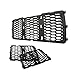 Danti Latest Honeycomb Matte Mesh Front Grill Grille Inserts Cover Kit 7 pc for Jeep Grand Cherokee 2014 2015 2016 (Black)