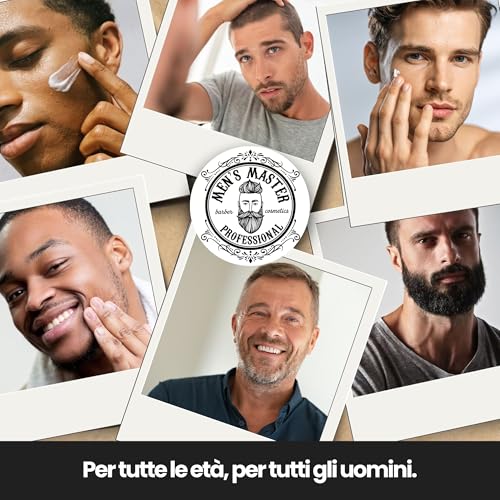 Men's Master Moisturising Cream Regenerating Face for Men | Anti-Wrinkle | Enriched with Collagen, Minerals and Hyaluronic Acid, 75 ml
