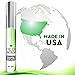 Natural Eyelash Growth Serum - Lash Booster & Eyebrow Enhancing Serum to Grow Thicker, Longer Lashes - USA-Made Eyelash Conditioner & Enhancer