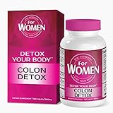 Epic Nutrition Colon Detox Digestive Supplement For WOMEN, Cleanse Toxins and Helps Lose Weight In All Natural Way, USA Made, 180 Tablets