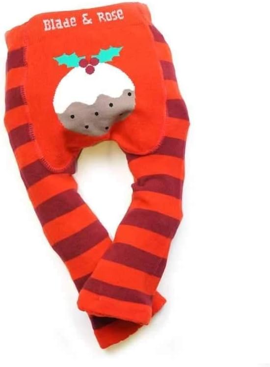 blade and rose christmas leggings