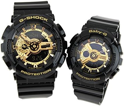 [カシオ]G-SHOCK Baby-G ペアウォッチ ペアBOX付き GA-110GB-1A BA-110-1A [並行輸入品]